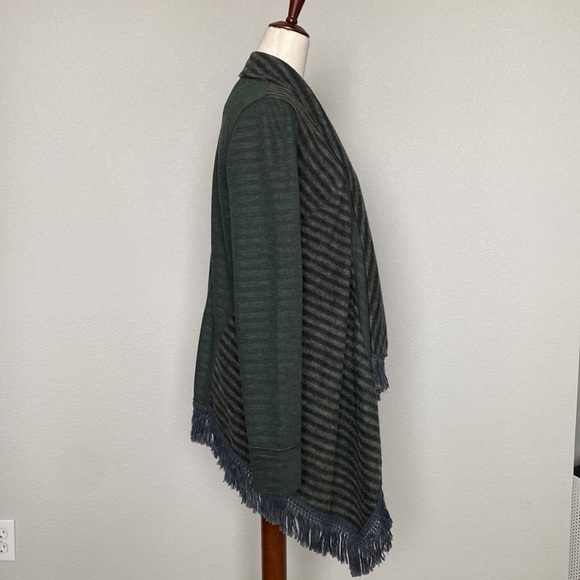 Saturday Sunday (Anthropologie) fringed cardigan - Picture 2 of 7